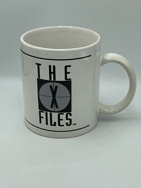 Vintage X-Files Coffee Mug 1996 20th Century Fox Sci-Fi TV Show Promo New Coffee